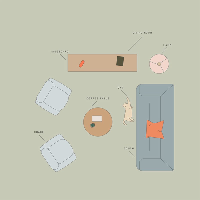 Show it Better | Apartment Furniture Top View