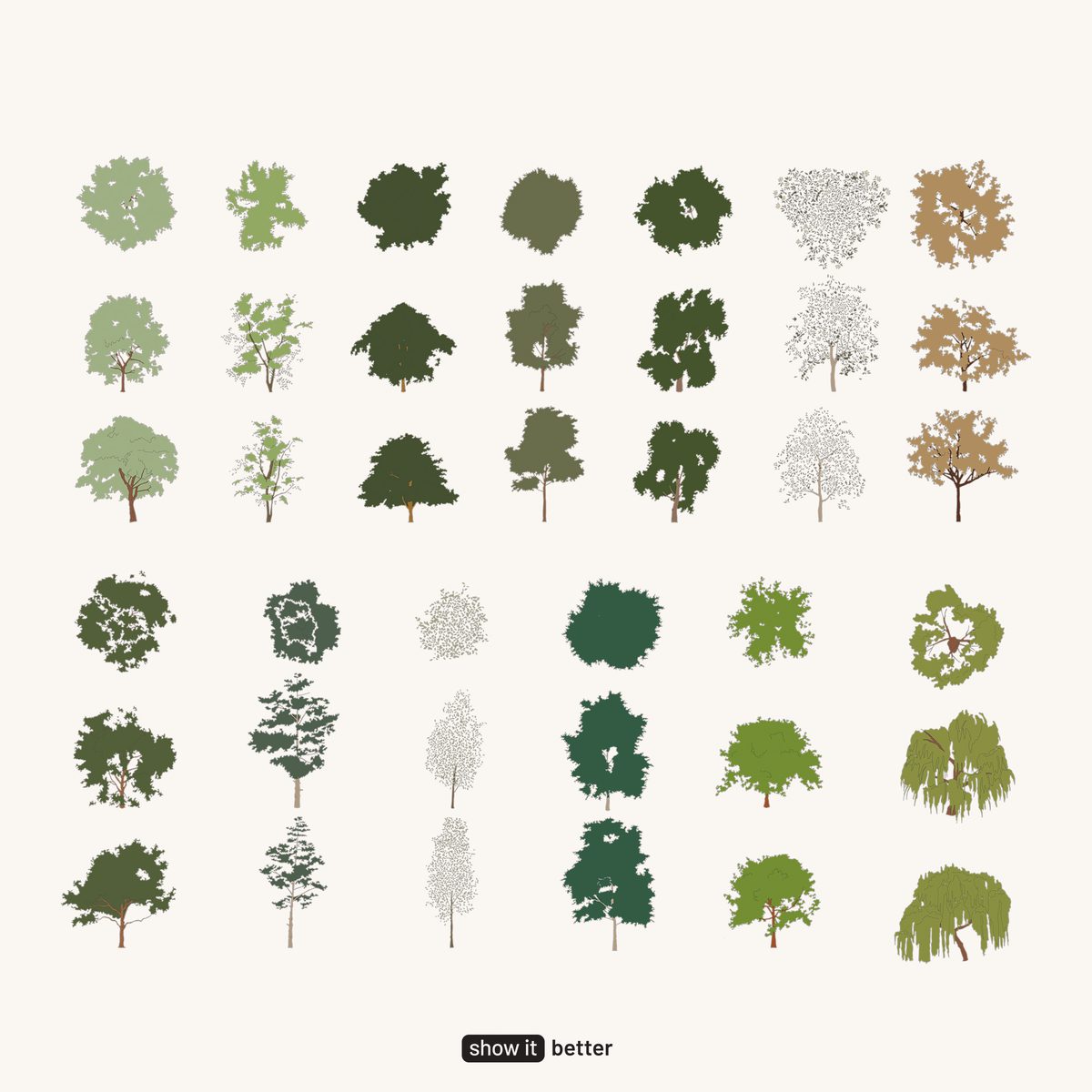 Contents Design Tree Show it Better | Table of Contents Templates