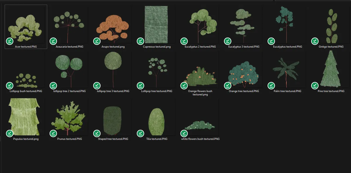 Expandable Tree Layout Show it Better | Conceptual Trees Elevation