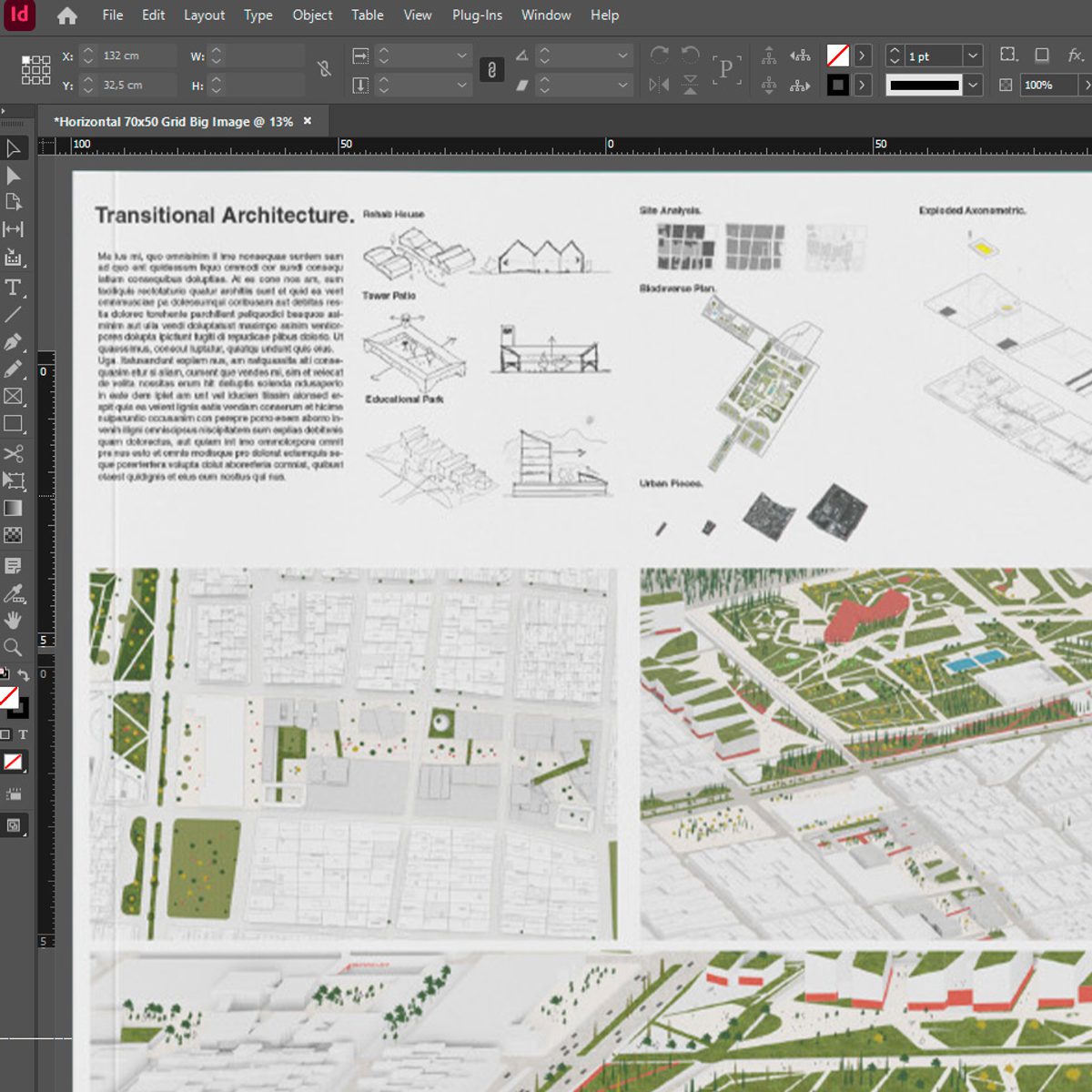 Indesign Photo Reference Board Layout Show it Better | Presentation Boards with InDesign