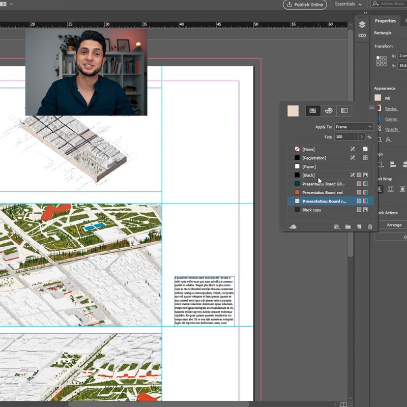 Indesign Photo Reference Board Layout Show it Better | Presentation Boards with InDesign