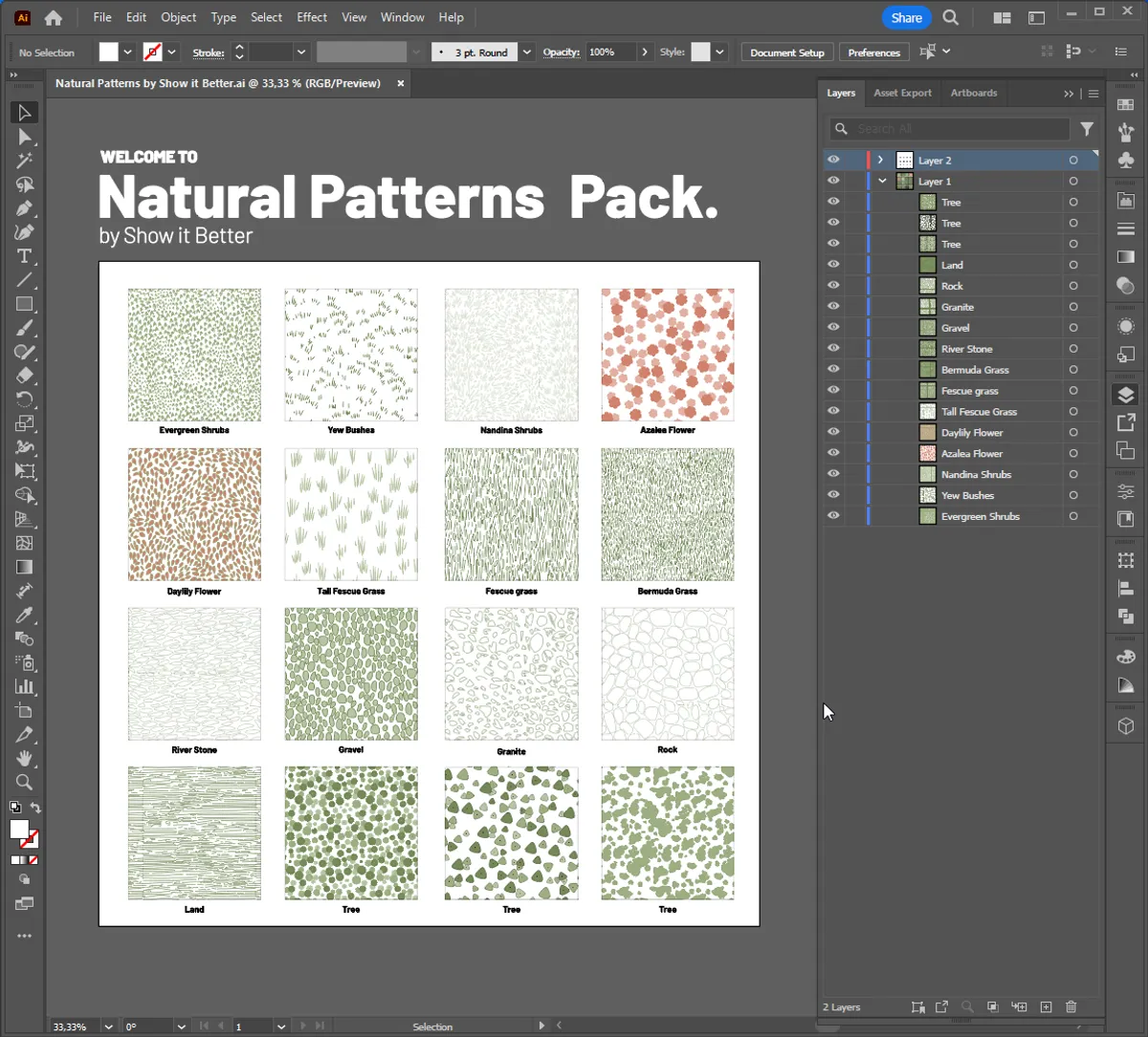 Show it Better | Natural Patterns