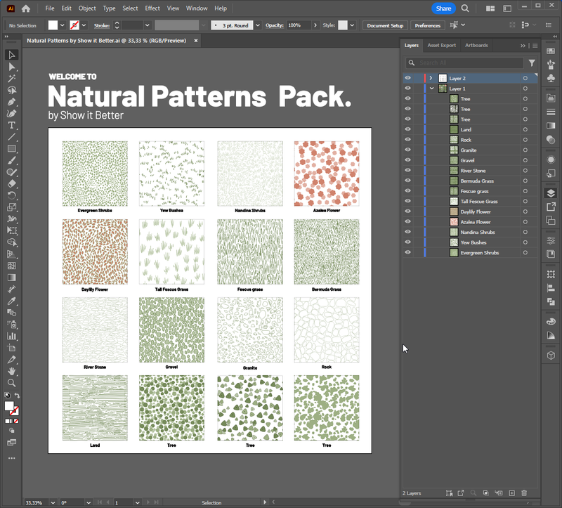 Nature Pattern Making Show it Better | Natural Patterns